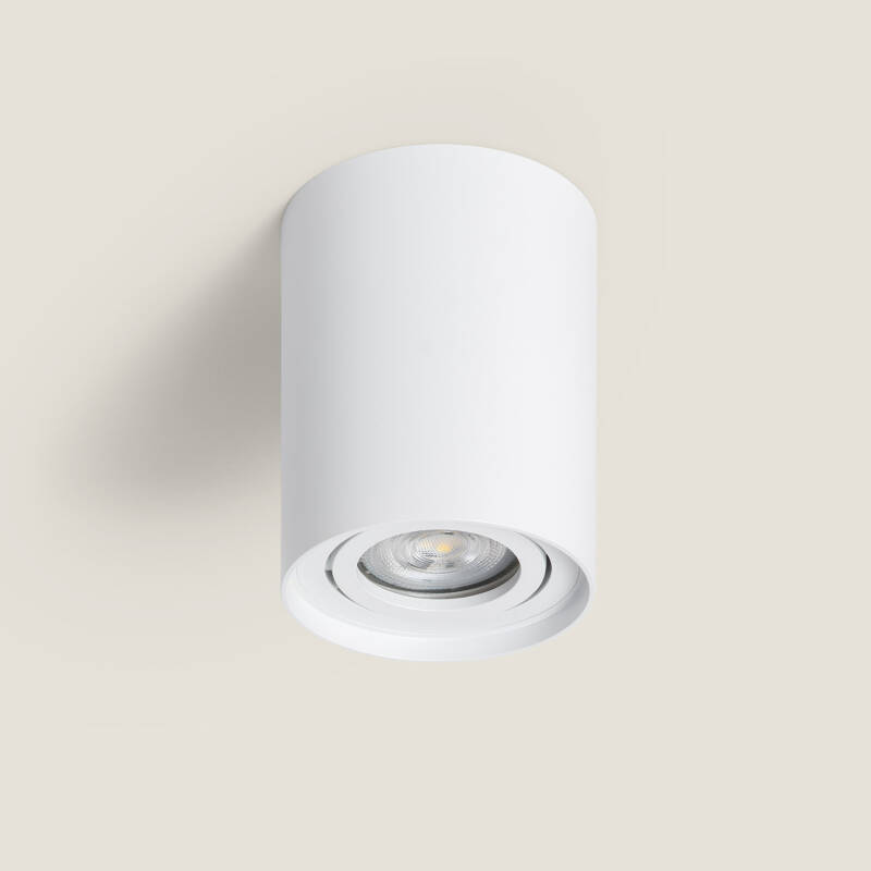 Aplique de Techo Aluminio Cuarzo Blanco
