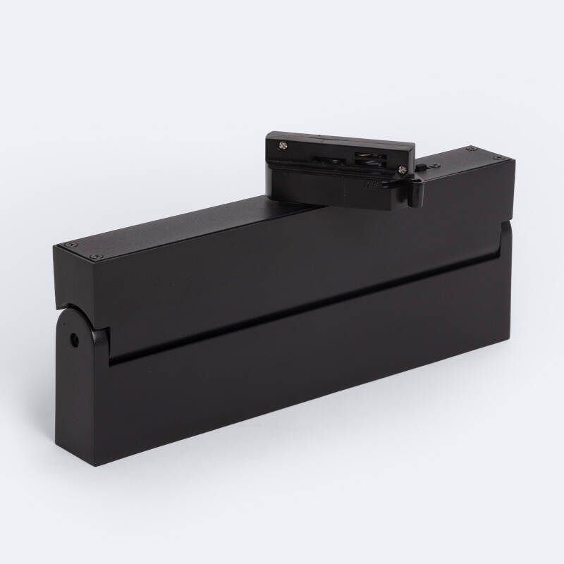 Foco Carril Lineal LED Monofásico 24W Regulable CCT Seleccionable Elegant Negro