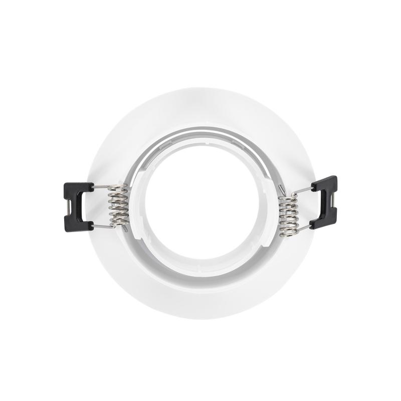 Aro Downlight Circular Basculante para Bombilla LED GU10 / GU5.3 Corte Ø 70 mm