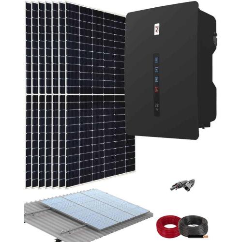 Kit Solar Fotovoltaica Autoconsumo Riello RS 3000W 15000Whdia