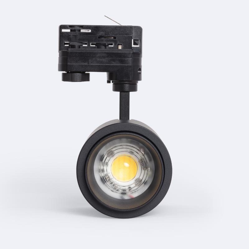 Foco Carril LED Trifásico 30W Regulable CCT Seleccionable Pulyx Multiángulo 15-60º