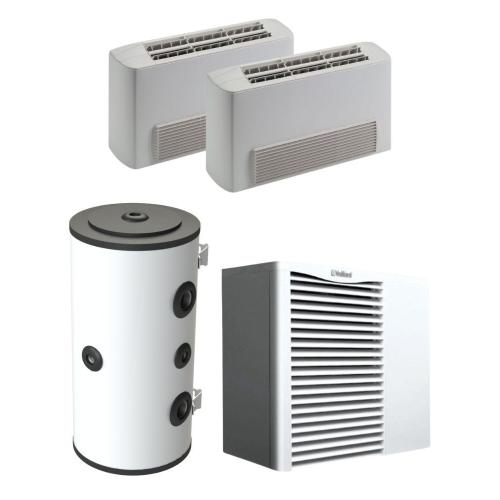 Kit Fancoils Aerotermia 6,2kW Vaillant Arotherm Plus para piso 70m2