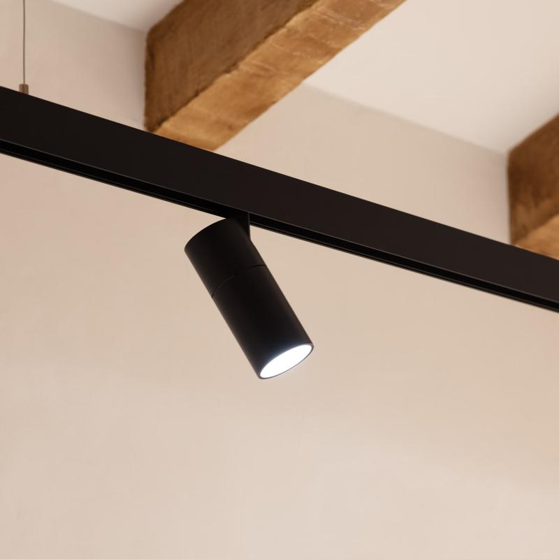 Foco Carril LED Magnético 20mm 20W 48V Negro