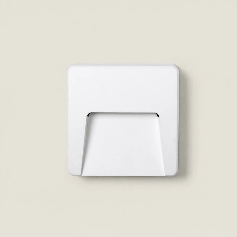 Baliza Exterior LED 3W Superficie Pared Cuadrado Nilsa