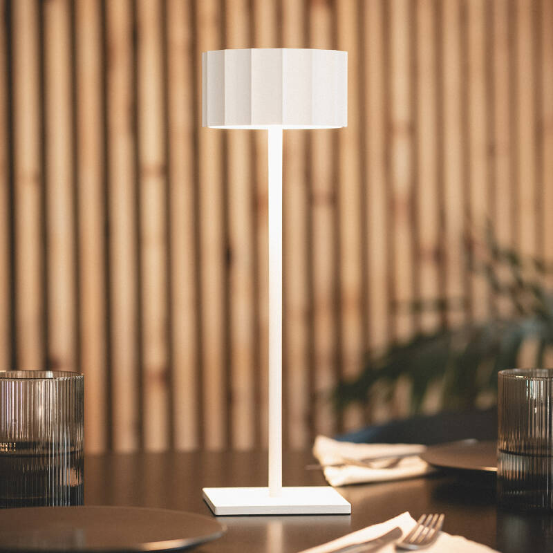 Lámpara de Mesa LED Portátil para Exterior con Batería USB Recargable Cesc