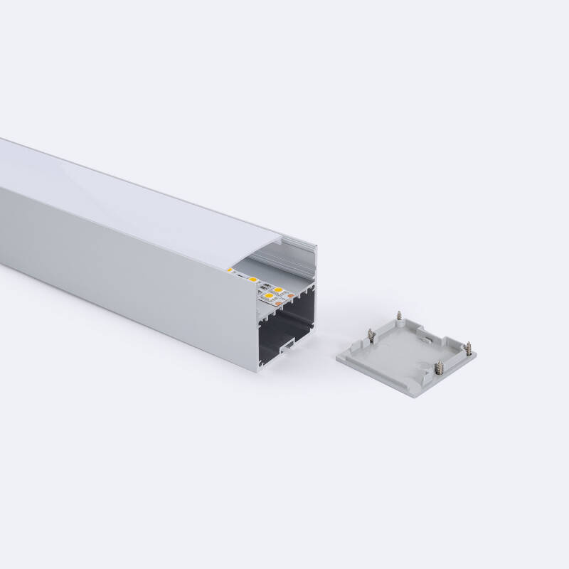 Perfil Aluminio Colgante XL para Tiras LED hasta 45 mm