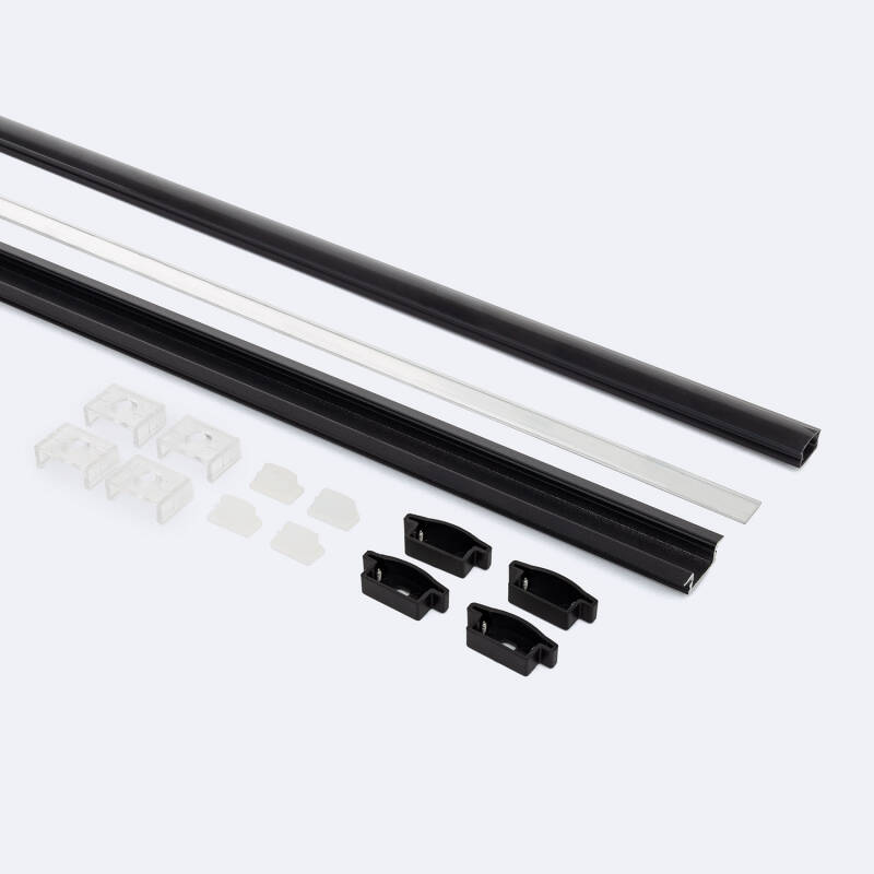 Perfil Aluminio Estanco IP65 Empotrable 2m para Tira LED hasta 8 mm