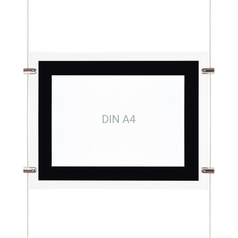 Kit Cartel Expositor LED DIN A4