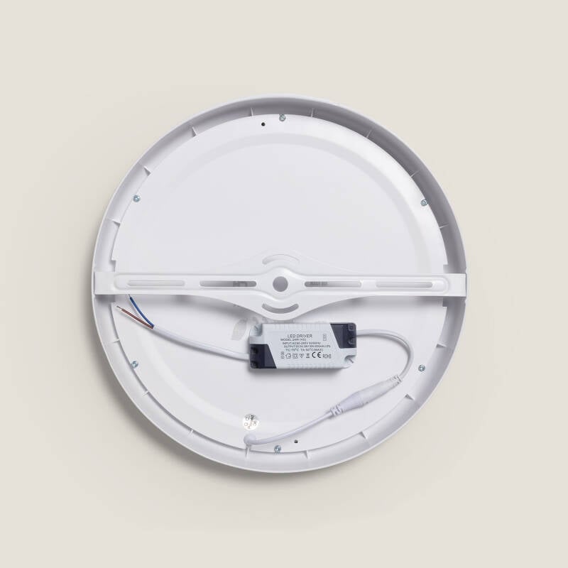 Plafón LED 24W Circular Metal Ø300 mm Design White