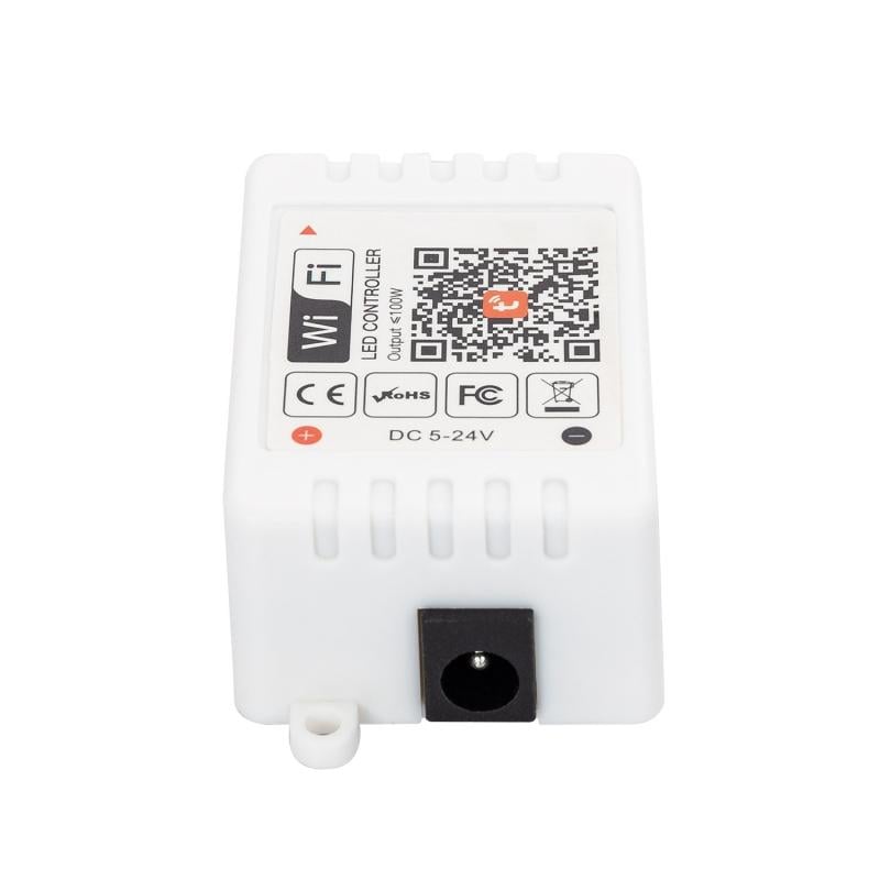 Controlador Regulador WiFi Tira LED 12/24V DC Monocolor