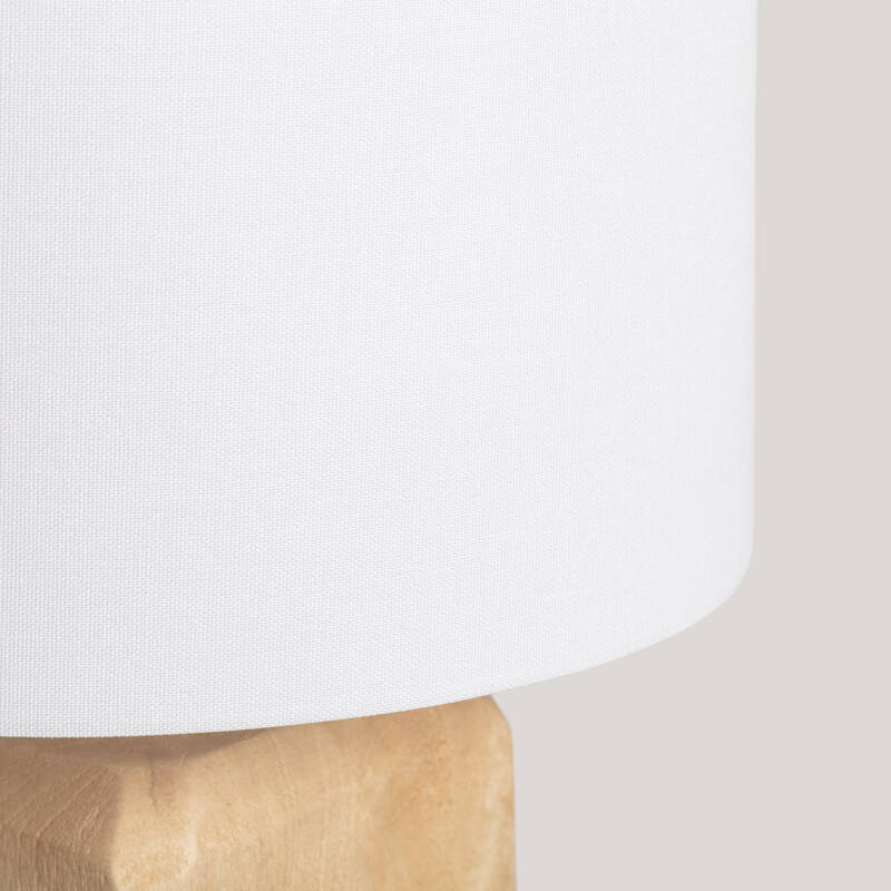 Lámpara de Mesa Madera Akesh I ILUZZIA