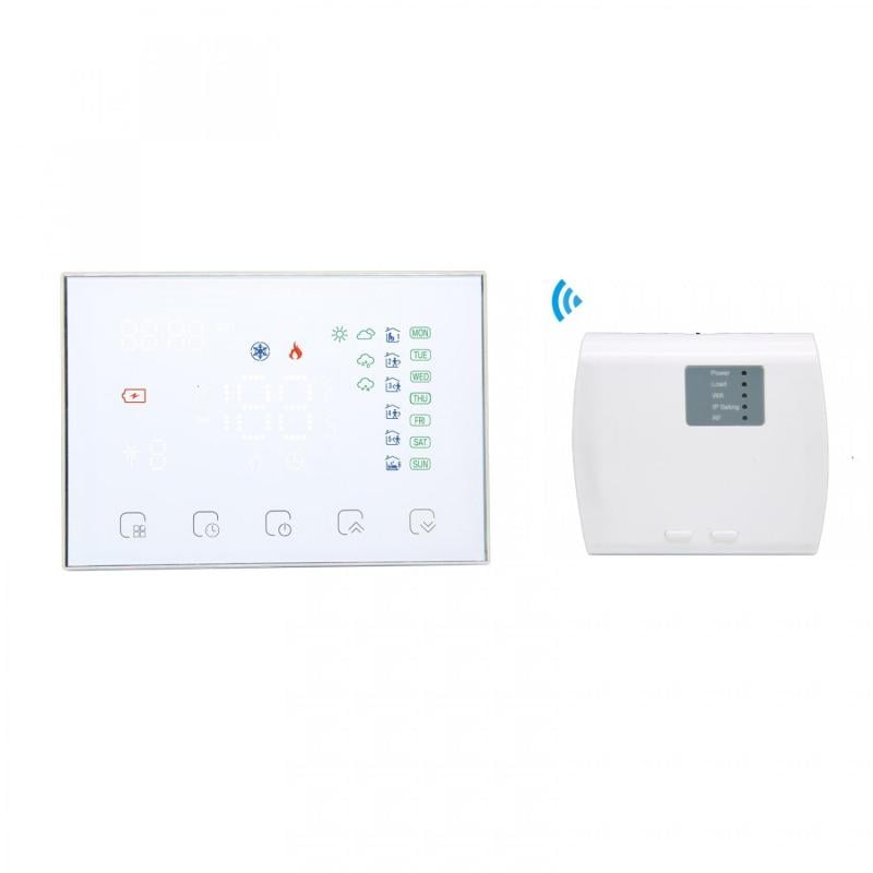 Termostato Calefacción WiFi Programable Blanco Inalámbrico