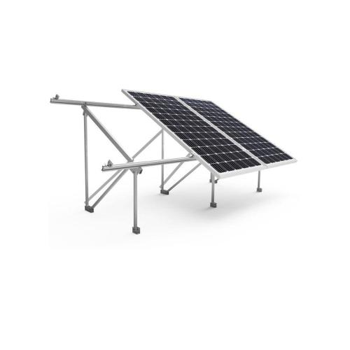 Estructura 2 Paneles Inclinada Terreno 40V2 30º Anodizada