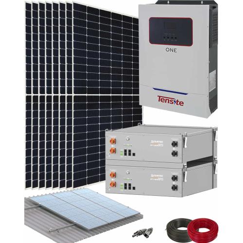 Kit Instalación Placas Solares Aislada 5500W 48V Tensite