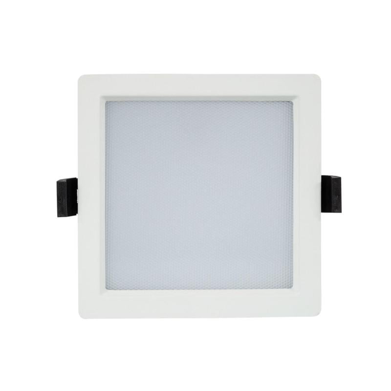 Downlight LED 15W Cuadrado SAMSUNG Aero 130 lm/W Microprismático LIFUD Corte 135x135 mm