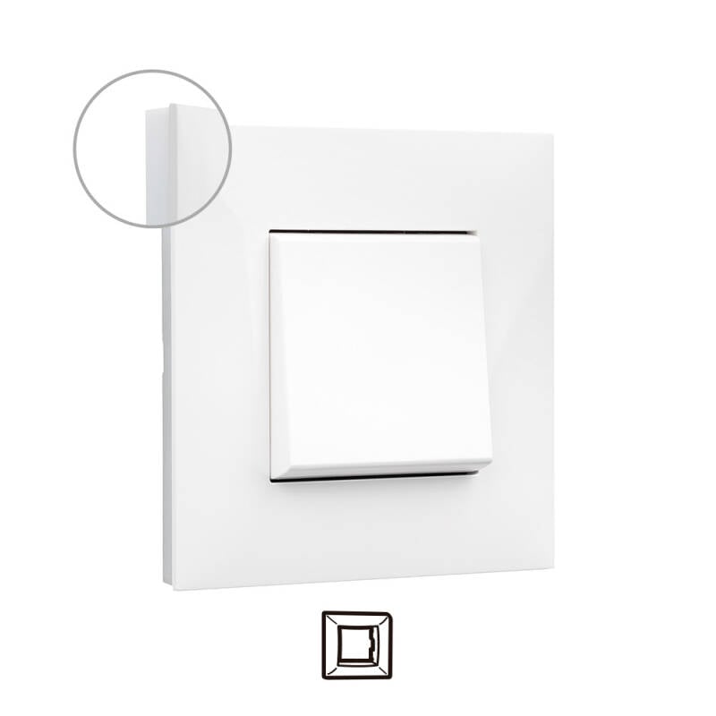 Placa Embellecedora 1 Elemento Blanco LEGRAND Valena Next 741001
