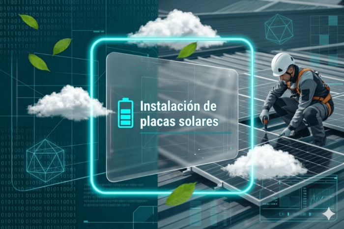 Instalación del sistema fotovoltaico