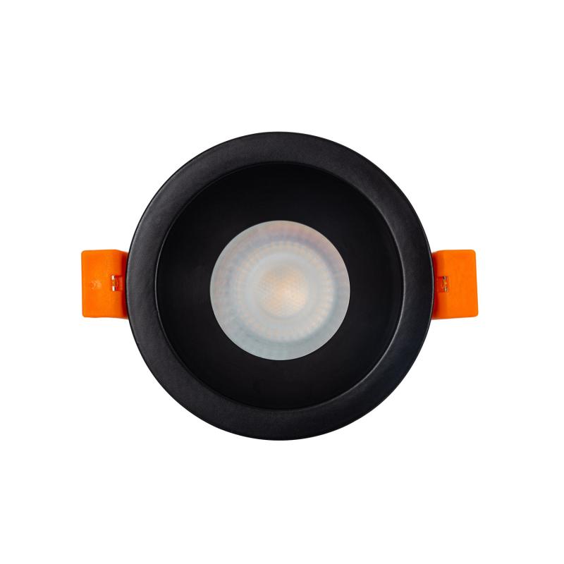 Aro Downlight Circular IP65 para Bombilla LED GU10 Corte Ø75 mm