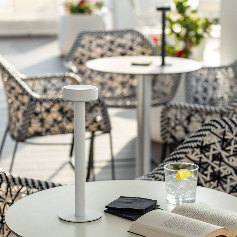 Lámpara de Mesa LED Portátil con Batería USB Recargable Bunza