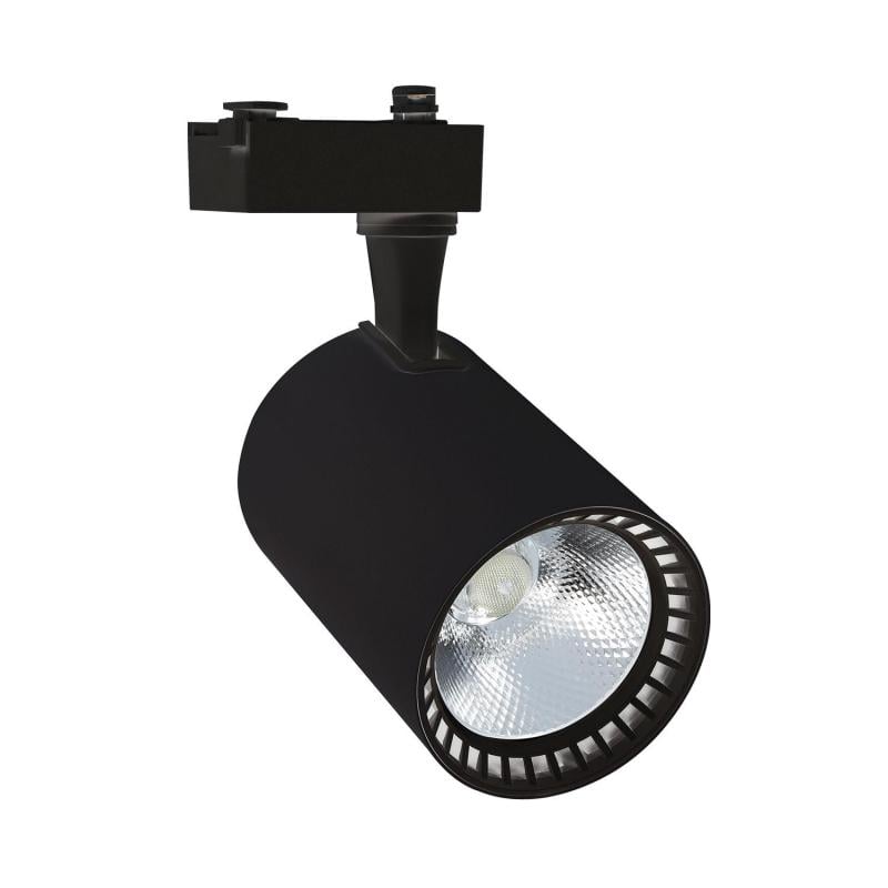 Foco Carril LED Monofásico 40W Bron Negro