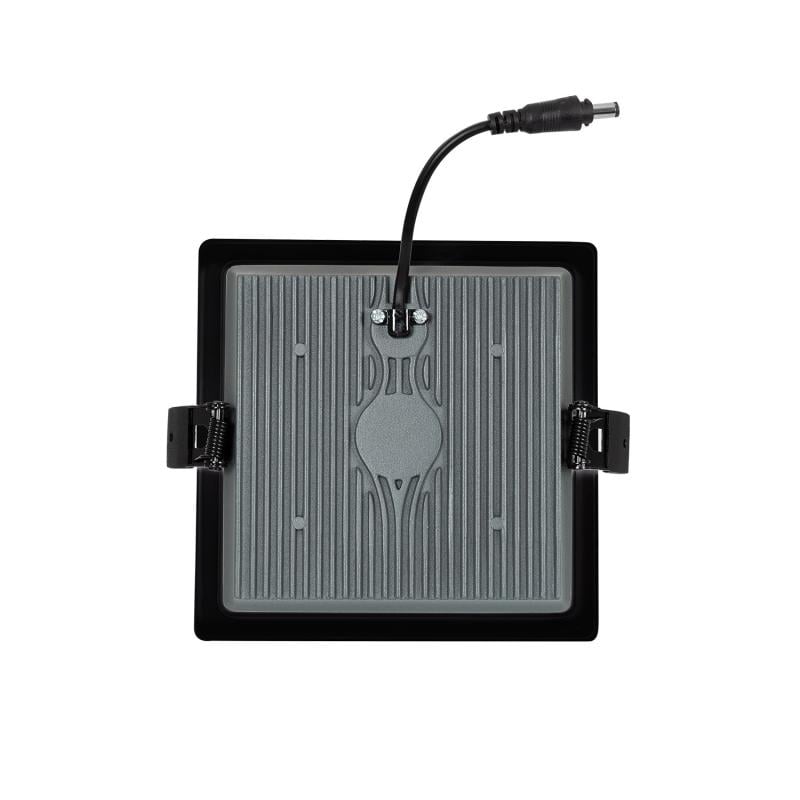 Downlight LED 15W Cuadrado SAMSUNG Aero 130 lm/W Microprismático LIFUD Corte 135x135 mm Negro