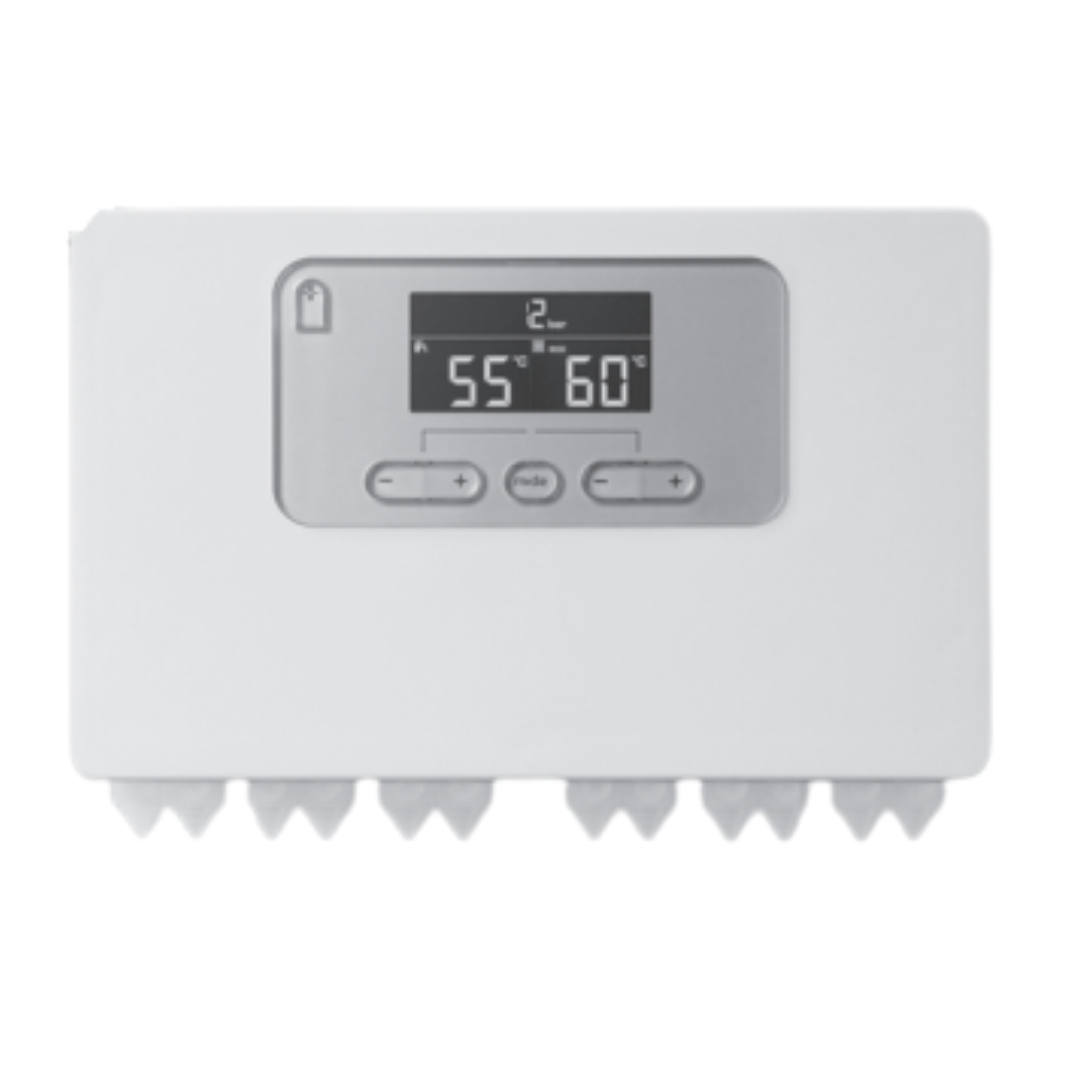 Kit Aerotermia con Radiadores Aluminio 18kW Saunier Duval con DI 100L para vivienda 200m2