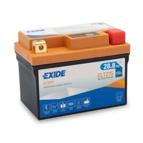 Batería de Litio para Moto 12V 2,4Ah 150A Exide ELTZ7S