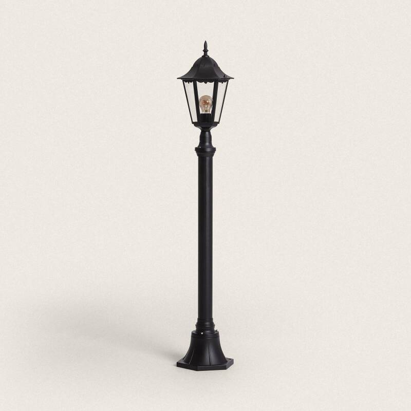 Farola Exterior Superficie Pie 185cm Black Traditional