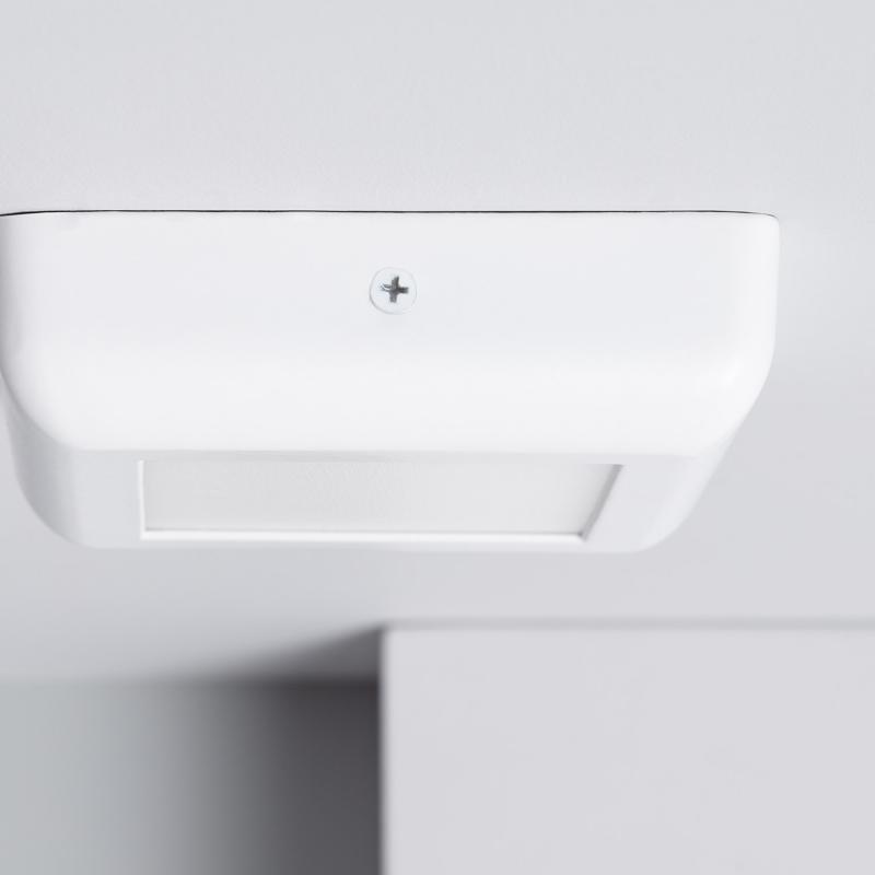Plafón LED 6W Cuadrado Metal 122x122 mm Design White