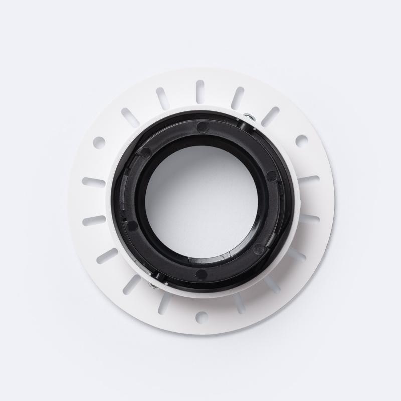 Aro Downlight Circular Basculante Integración Escayola/Pladur para Bombilla LED GU10 / GU5.3 Corte Ø70 mm Suefix
