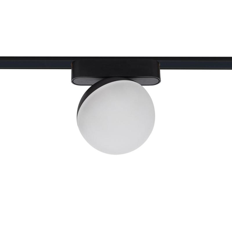 Foco Carril LED Magnético 25mm SuperSlim 10W 48V Negro Ø100 mm