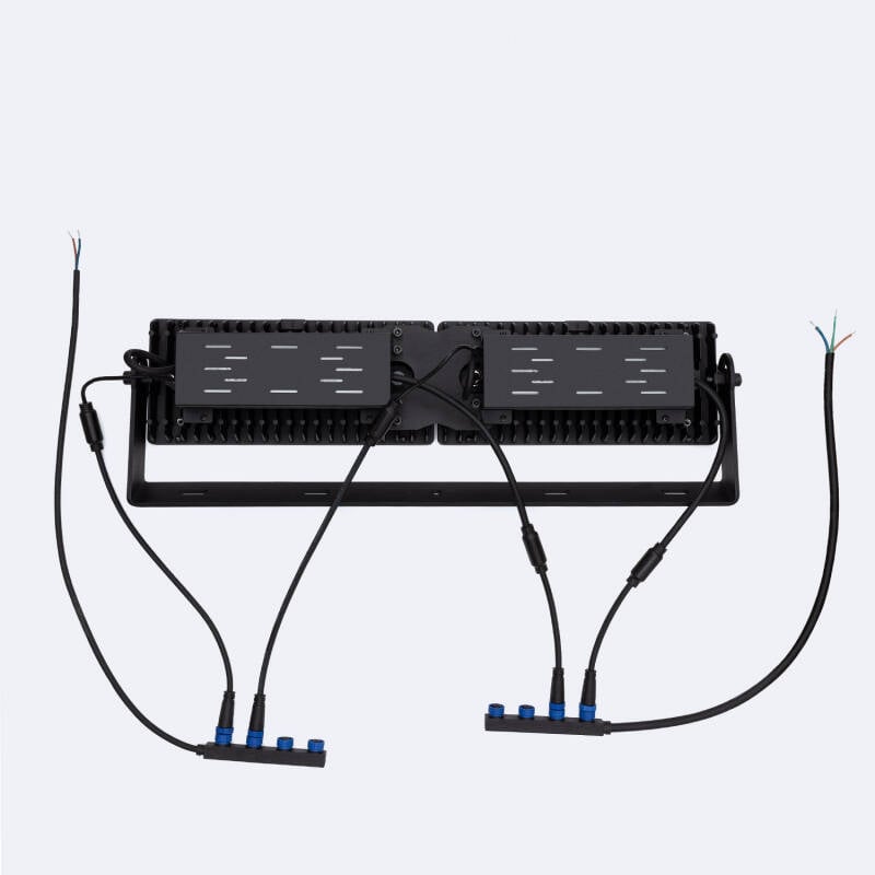 Foco Proyector LED 400W Stadium 160 lm/W IP66 LIFUD Regulable 0-10V Horizontal Blanco Cálido 3000K Óptica Asimétrica Polarizada 50º