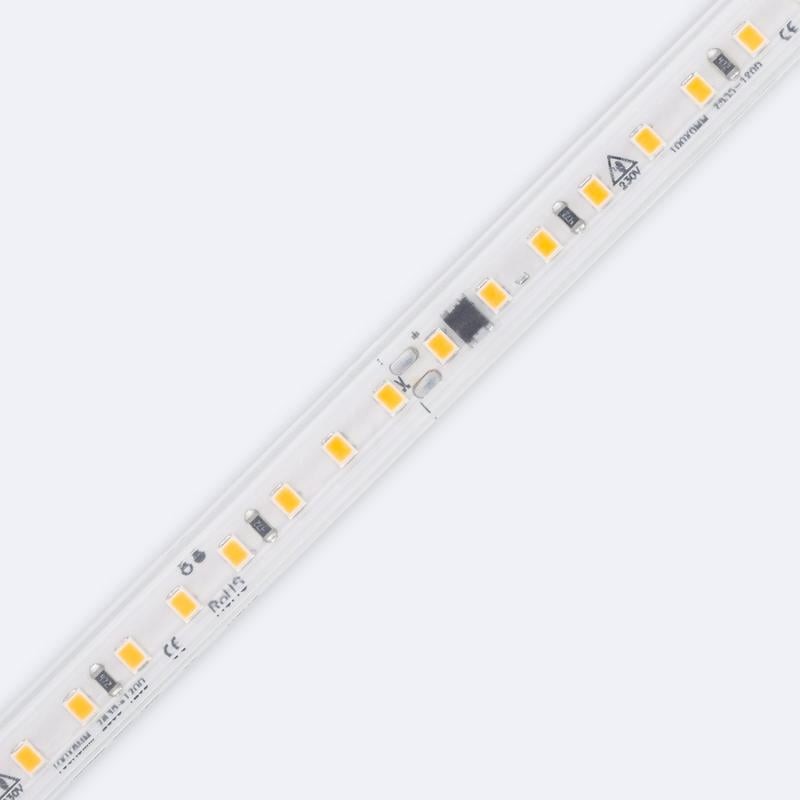 Tira LED Regulable 220V SMD Autorrectificada 120 LED/m 10W/m 1000lm/m Ancho 12mm Corte 10cm IP65 a Medida