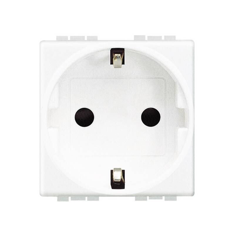Kit Enchufe Tipo F Schuko 2P+T 16A BTicino Living Light