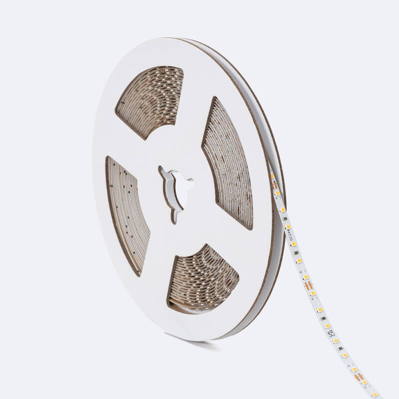 Tira LED 24V SMD 168LED/m 5m 5W/m 400lm/m Ancho 3mm SLIM Corte 5cm IP20