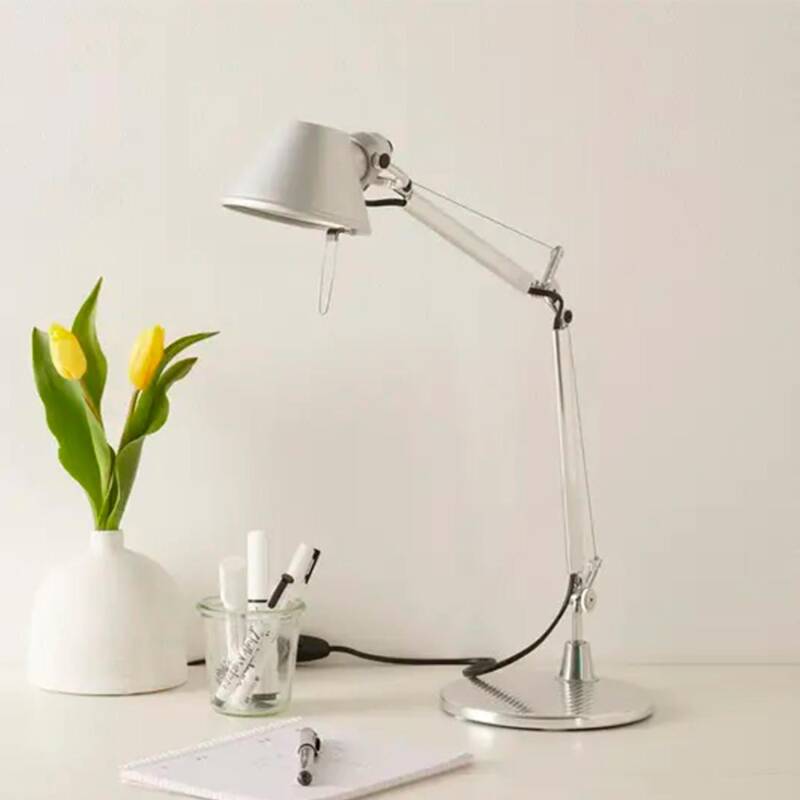 Lámpara de Mesa LED Tolomeo Midi Gris ARTEMIDE