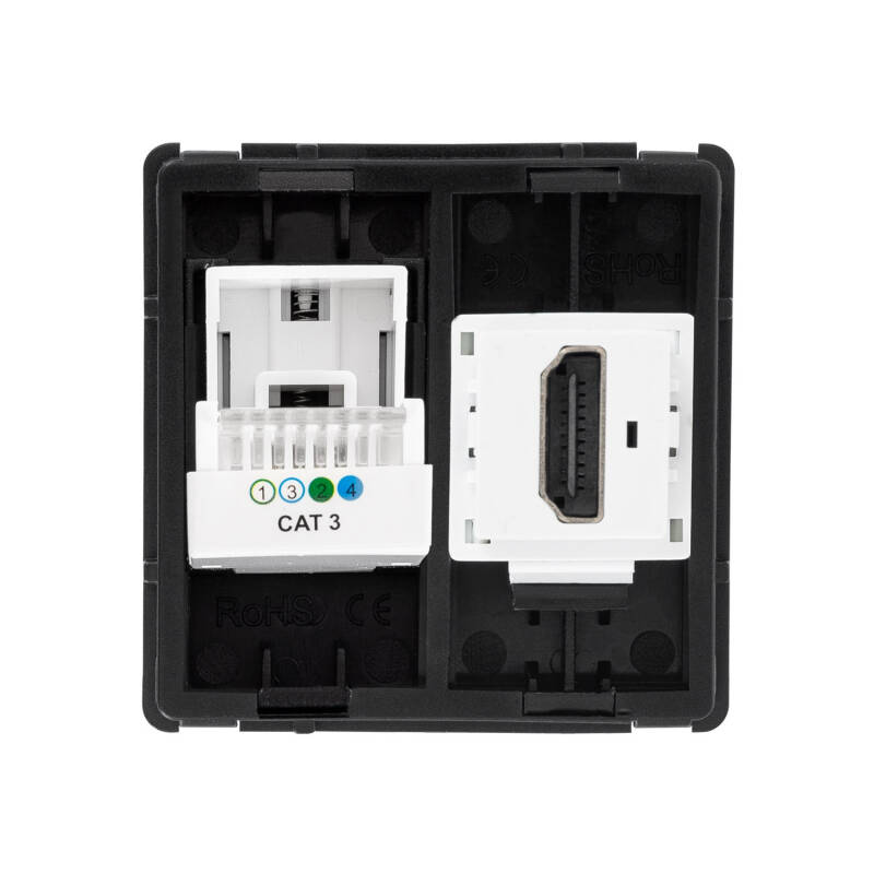 Toma HDMI + Teléfono Modern