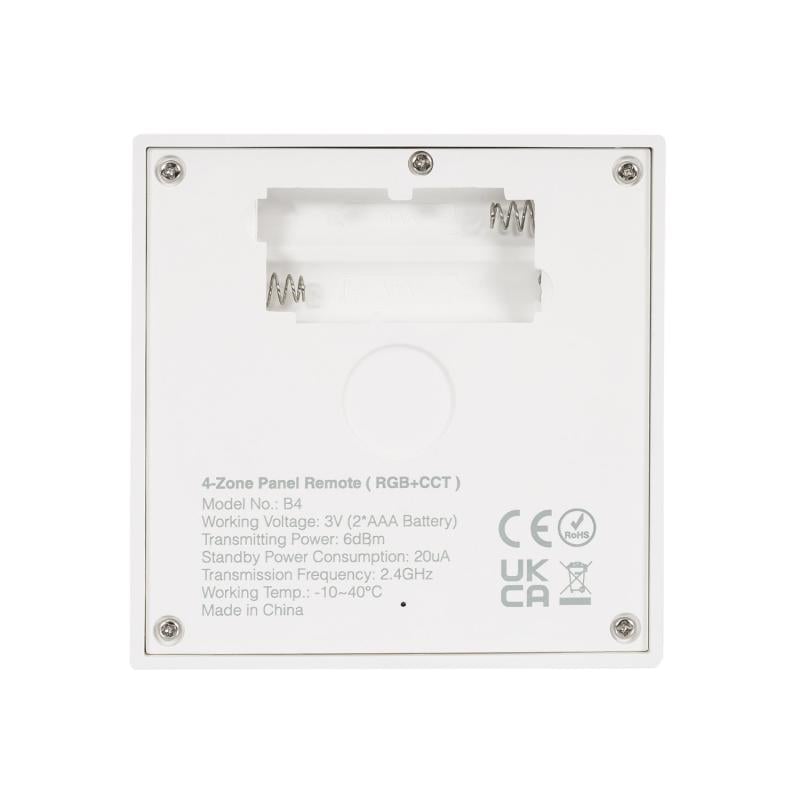 Mando RF para Regulador LED RGB+CCT 4 Zonas MiBoxer B4
