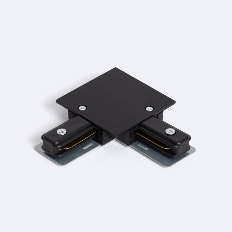 Conector Tipo L para Carril Monofásico Empotrable Aluminio