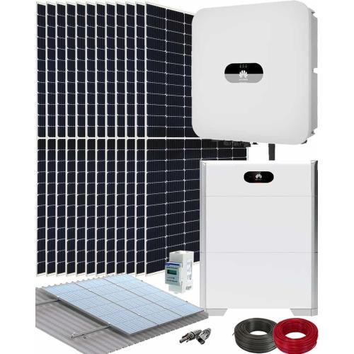 Kit Solar Autoconsumo Fotovoltaico 6000W con Baterías Litio Luna Huawei