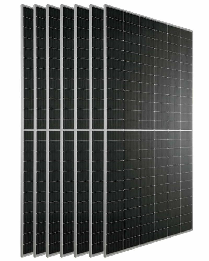 Pack 7 unidades Placas Solares Bifaciales 525W N-Type TOPCon JA Solar