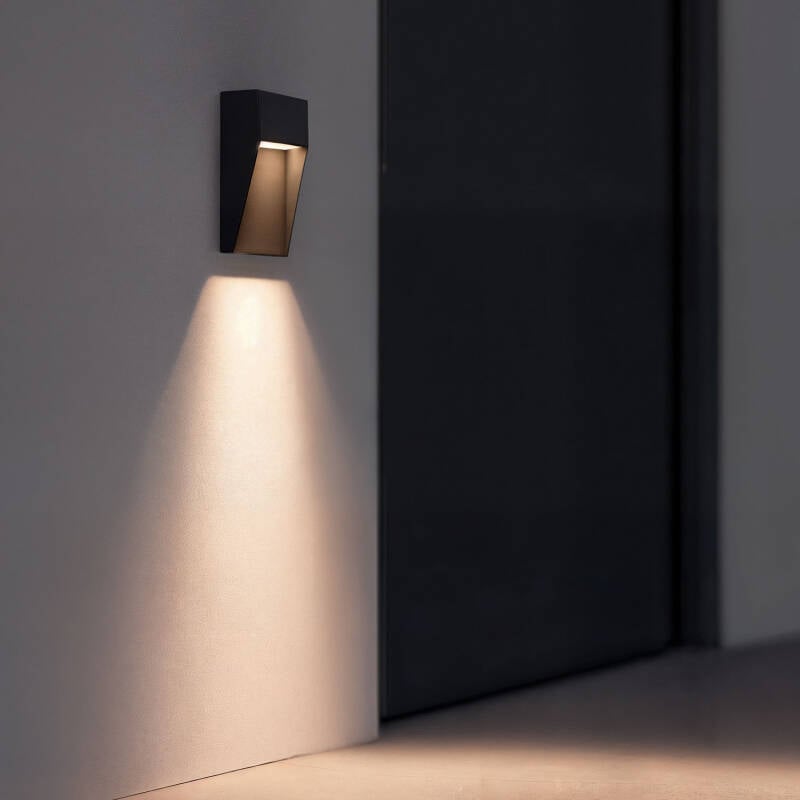 Baliza de Pared Exterior LED 3W CCT Seleccionable Superficie Cuadrado Jade