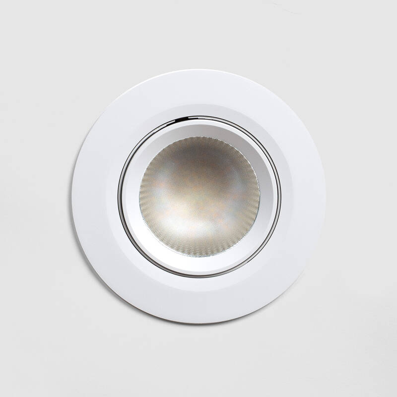 Downlight LED 38W Circular Direccionable Chip OSRAM 120 lm/W LIFUD Corte Ø 160 mm