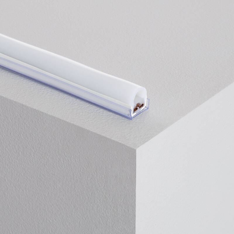Perfil PVC 1m para Neón LED Monocolor Semicircular 180