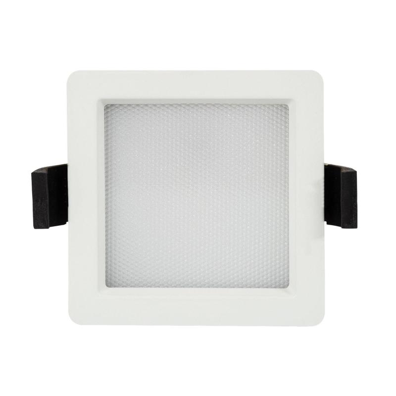 Downlight LED 10W Cuadrado SAMSUNG Aero 130 lm/W Microprismático LIFUD Corte 85x85 mm