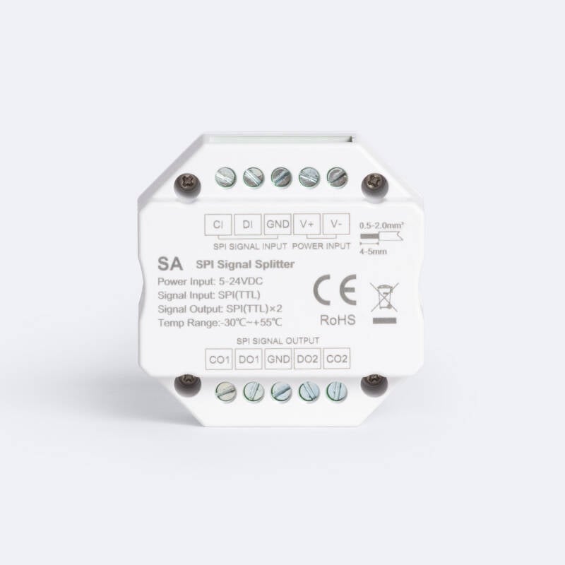 Splitter Divisor de Señal Digital SPI Monocolor/RGB/RGBW 5-12-24V SKYDANCE SA