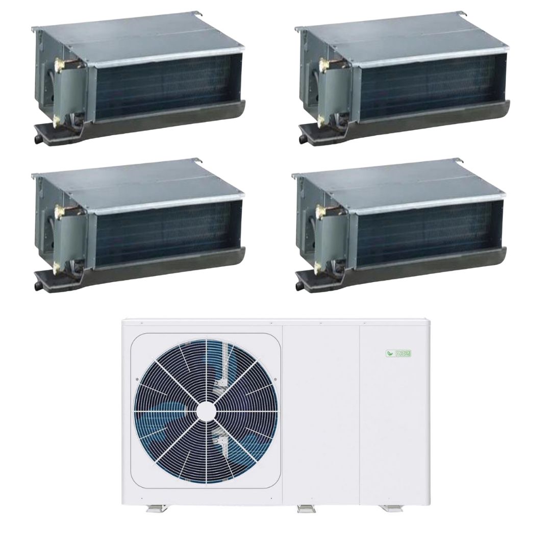 Kit Aerotermia con Fancoils Conductos 8kW Aquaris