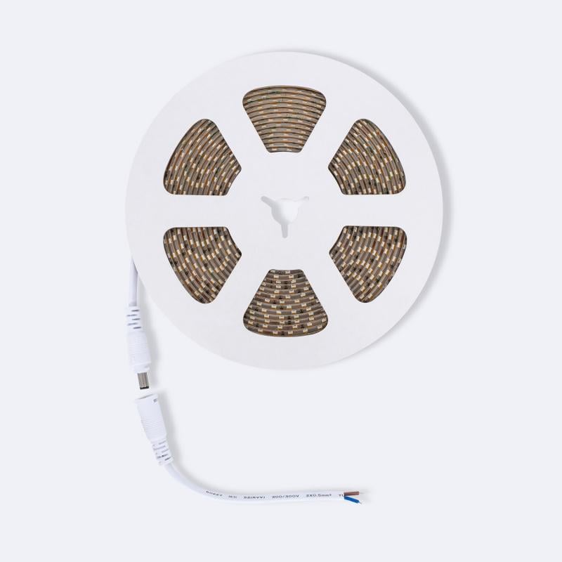 Tira LED 24V SMD 120 LED/m 5m 10W/m 1000lm/m Ancho 8mm Corte 5cm IP65