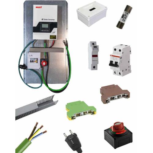 Inversor Cargador Must Solar 1000W 12V premontado con protecciones