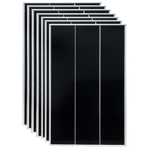 Pack 7 unidades Placas Solares Fotovoltaicas 200W 12V Monocristalinas Solarfam